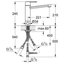 Grohe Get Смеситель кухонный, хром (30198000)