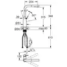 Grohe Essence смеситель для кухни, бронза (30270da0)