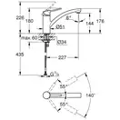 Grohe Swift смеситель для кухни, хром (30358000)