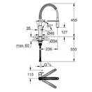 Grohe Get смеситель для кухни, хром (30361000)