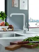 Grohe Accent кухонный смеситель, сталь (30423DC0) (30423dc0)