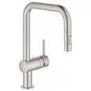 Grohe Vento кухонный смеситель, сталь (30439DC0) (30439dc0)