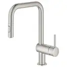 Grohe Vento кухонный смеситель, сталь (30439DC0) (30439dc0)