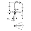 Grohe Scala смеситель кухонный, хром (30442000)