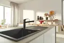 Grohe Eurosmart New змішувач кухонний, чорний (304632430)
