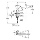 Grohe Eurosmart змішувач кухонний, чорний (305672430)