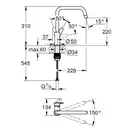 Grohe Eurosmart кухонный смеситель, сталь (30567DC0) (30567dc0)