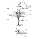 Grohe BauClassic смеситель для кухни, хром (30577000)