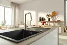 Grohe Eurosmart кухонный смеситель, сталь (30619DC0) (30619dc0)