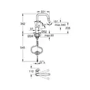 Grohe Eurosmart кухонный смеситель, сталь (30619DC0) (30619dc0)
