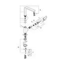 Grohe Sail Cube смеситель кухонный, хром (31393000)