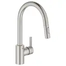 Grohe Feel смеситель кухонный, нерж. сталь (31486dc1)