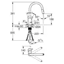 Grohe Feel смеситель кухонный, нерж. сталь (31486dc1)