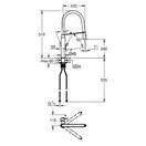 Grohe Feel кухонный смеситель, хром (31489000)