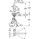Grohe Minta кухонный смеситель, графитовый (31558AL0) (31558al0)
