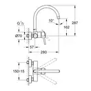 Grohe Concetto смеситель кухонный, хром (32667001)