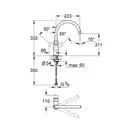 Grohe BauLoop смеситель кухонный, хром (CV031174)
