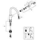 Grohe QuickFix Start Classic смеситель, хром (CV033070)