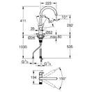 Grohe StartCurve смеситель, хром (CV034334)