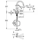 Grohe StartCurve смеситель кухонный, хром (CV036271)