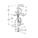 Grohe Blue Pure Minta смеситель, сталь (mo67530601dc)