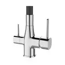Invena Glamour кухонний змішувач, чорний (BZ-02-F08)