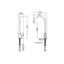 Kraus FF-100 кран для фільтра, сталь (FF-100SFSMB)