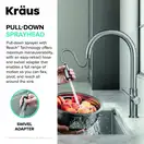 Kraus KPF-2654 кухонний, сталь (KPF-2654SFS)