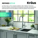 Kraus KPF-2654 кухонний, сталь (KPF-2654SFS)