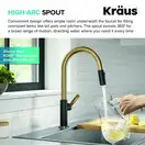 Kraus Oletto KPF-2820, змішувач, золото (KPF-2820BBMB)