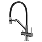 GAPPO G4398-89 змішувач кухонний, сірий (G4398-89)