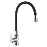 Invena Ksanti кухонний змішувач, inox/чорний (BZ-37-i43)