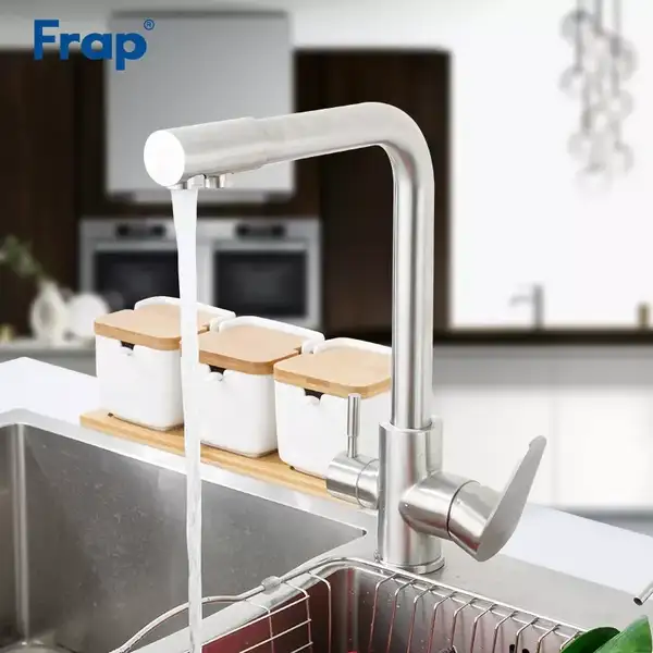 FRAP F4348 змішувач кухонний, сатин (F4348)