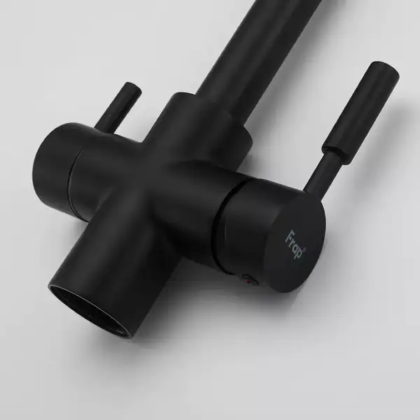 FRAP F4352-6 Змішувач кухонний, чорний (F4352-6)
