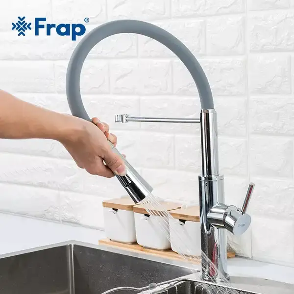 FRAP F4452-6 Змішувач кухонний, сірий (F4452-6)