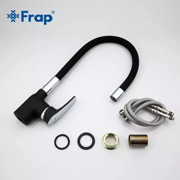 FRAP F4453 Змішувач кухонний, чорний (F4453-04)