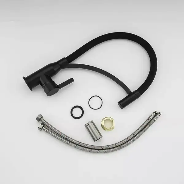 FRAP F4552-6 змішувач кухонний, чорний (F4552-6)