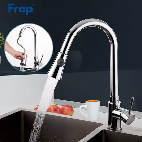 FRAP F6052 змішувач кухонний, хром (F6052)