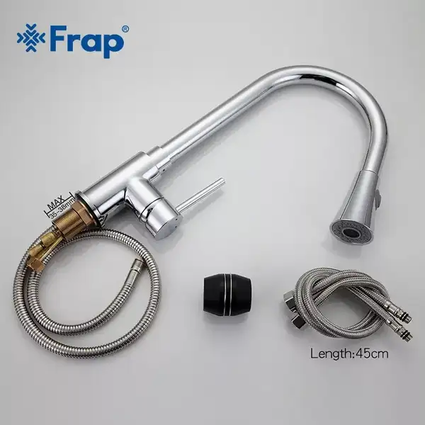 FRAP F6052 змішувач кухонний, хром (F6052)