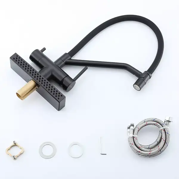 GAPPO G4098-6 змішувач кухонний, чорний (G4098-6)