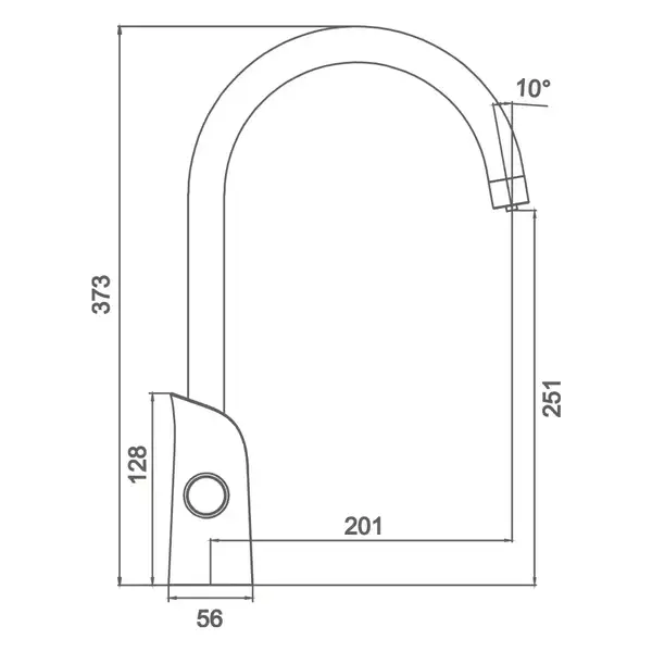 GAPPO G4303-8 змішувач кухонний, білий (G4303-8)