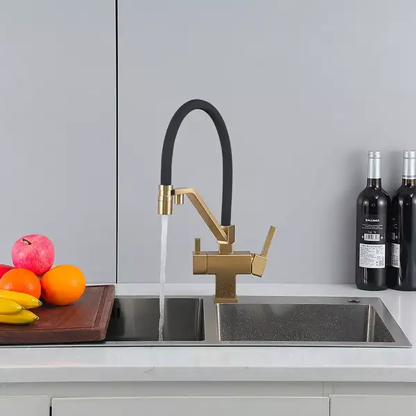 GAPPO G4395-63 змішувач кухонний, золото (G4395-63)