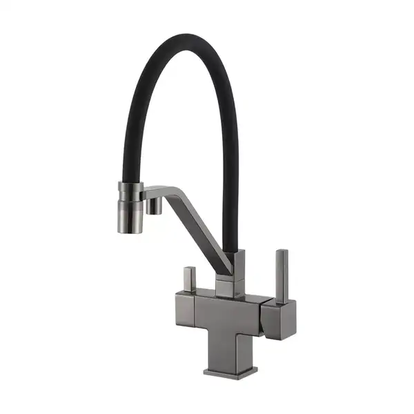GAPPO G4395-69 змішувач кухонний, сірий (G4395-69)