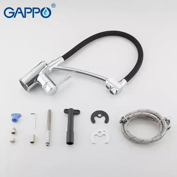 GAPPO G4398-11 змішувач кухонний, чорний (G4398-11)