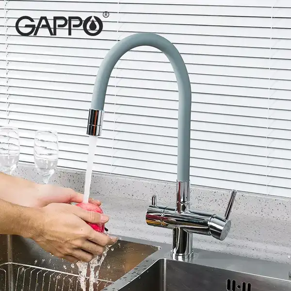 GAPPO G4398-30 Змішувач кухонний, хром (G4398-30)