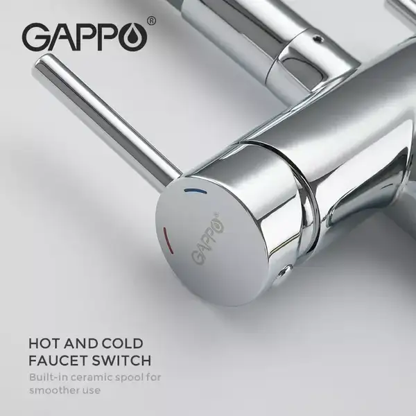 GAPPO G4398-30 Змішувач кухонний, хром (G4398-30)