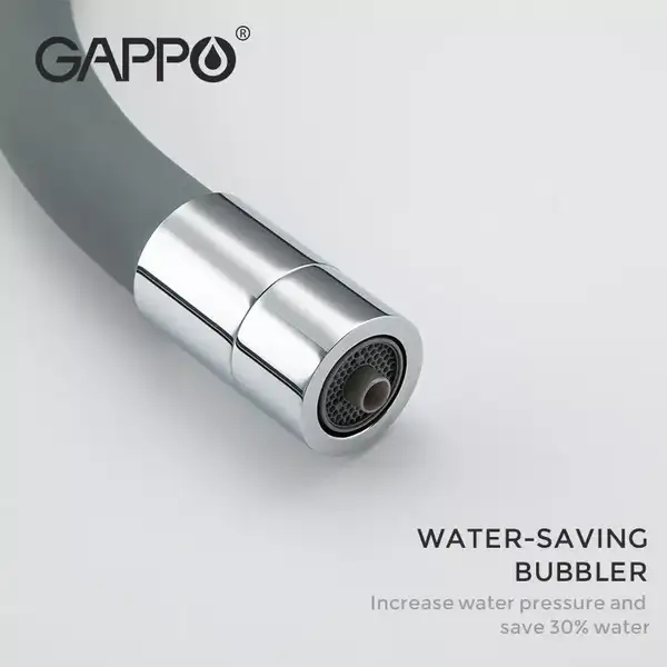 GAPPO G4398-30 Змішувач кухонний, хром (G4398-30)