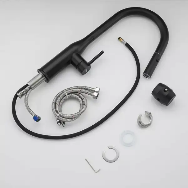 GAPPO G4398-46 змішувач кухонний, чорний (G4398-46)