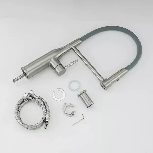 GAPPO G4398-55 змішувач кухні, сірий (G4398-55)
