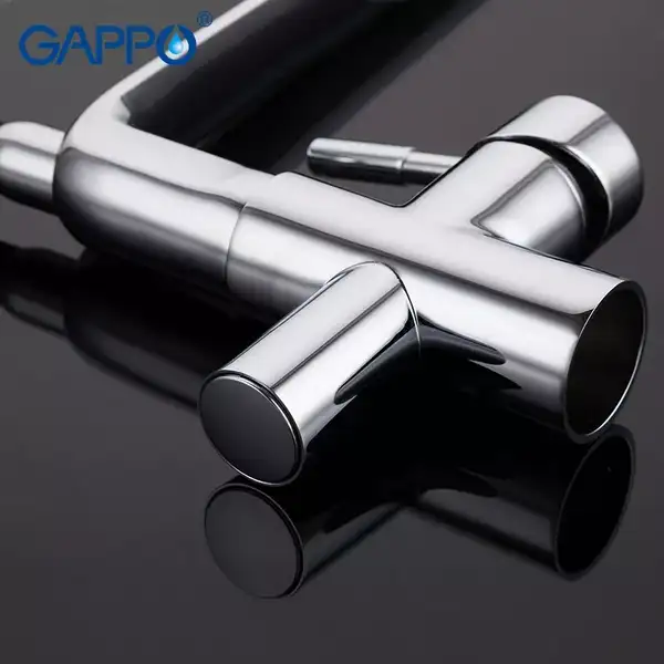 GAPPO G4398-7 змішувач кухонний, чорний (G4398-7)